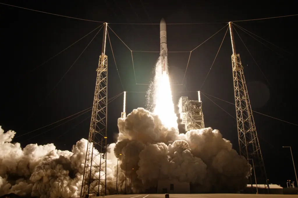 A United Launch Alliance Vulcan rocket on the USSF-87 national...