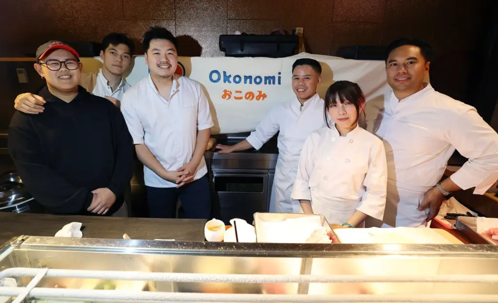 The Okonomi team is pictured during the Sushi Showdown at...