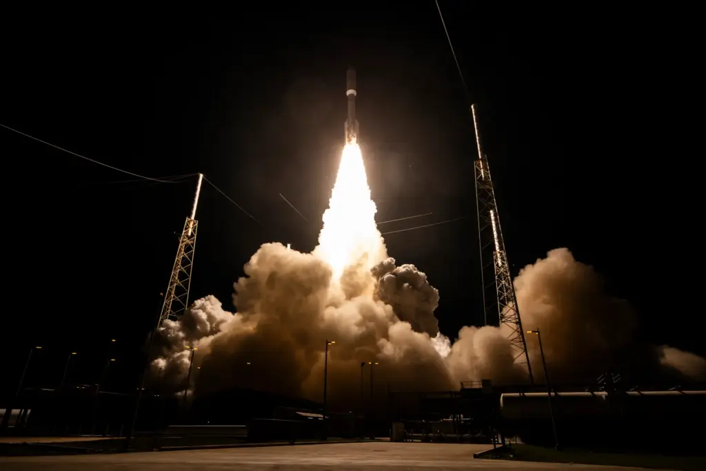 A United Launch Alliance Atlas V rocket launches on the...