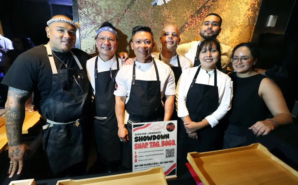 The Sushi Popi team is pictured during the Sushi Showdown...