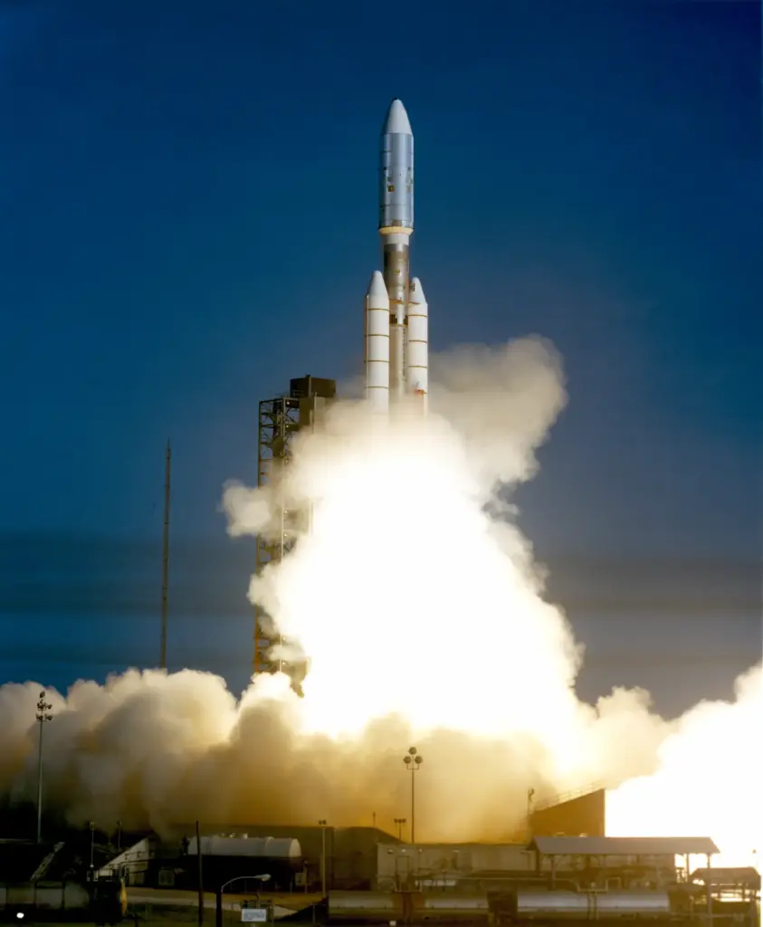 Voyager 1 was launched atop Titan-Centaur-6 at Cape Canaveral's Launch...