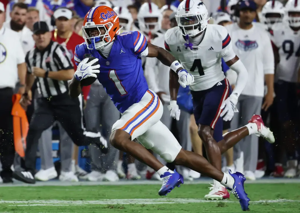 UF receiver Vernell Brown III's touchdown got the Gators off...