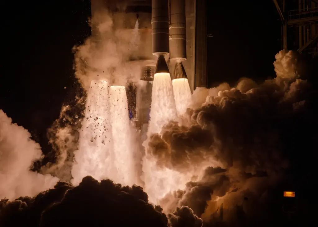 A United Launch Alliance Vulcan rocket on the USSF-87 national...