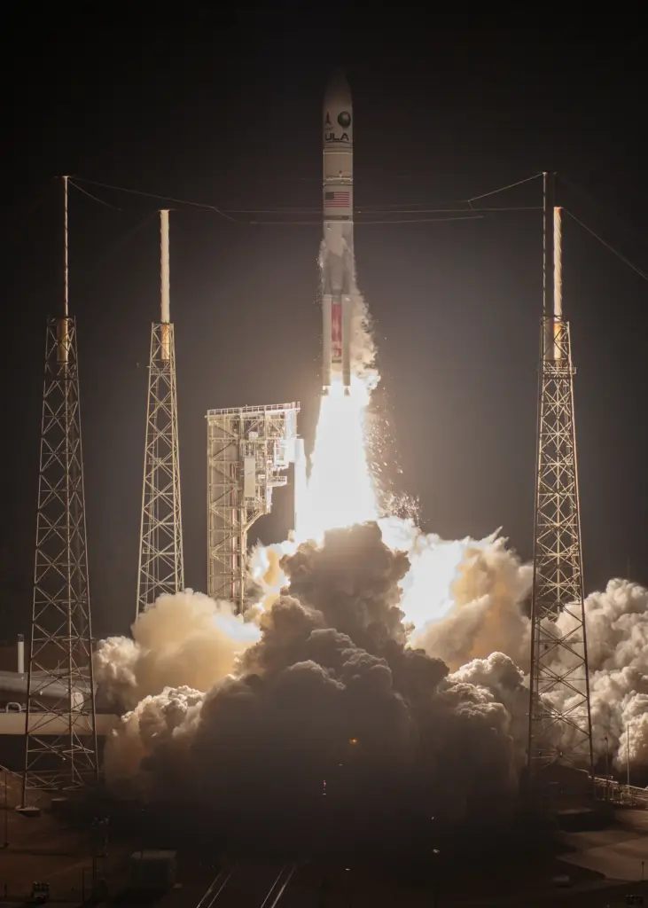 A United Launch Alliance Vulcan rocket on the USSF-87 national...