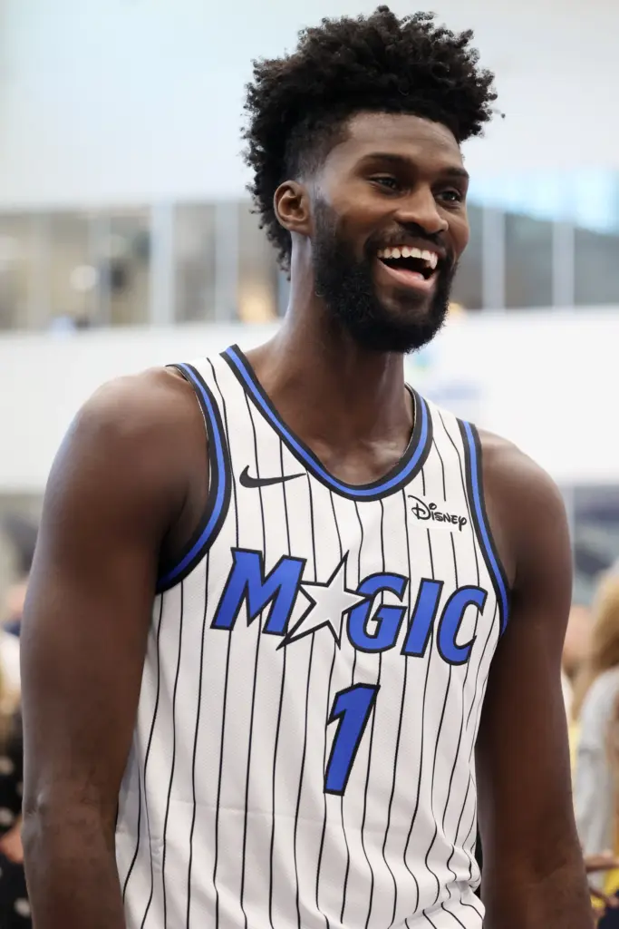 Orlando Magic Forward Jonathan Isaac (1) during the teamâs media...