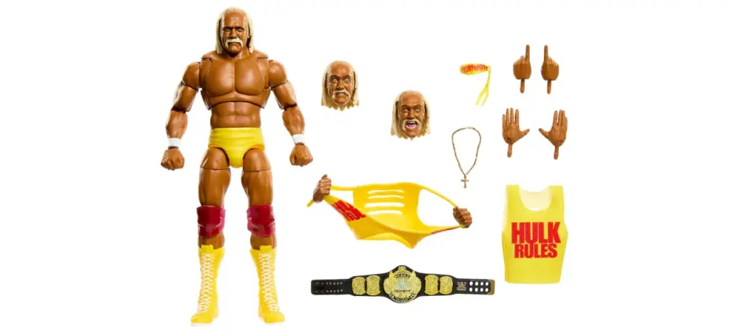 Mattel WWE Ultimate Edition Hulk Hogan Action Figure & Accessories