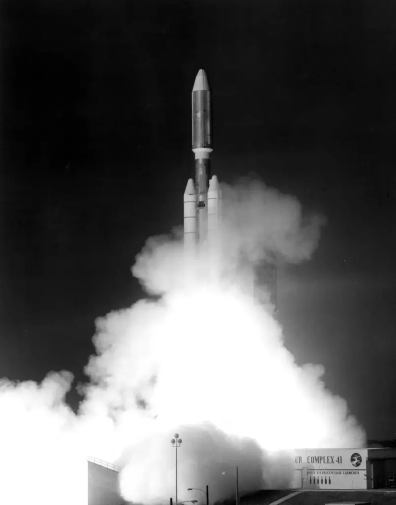 Voyager 1 was launched atop Titan-Centaur-6 at Cape Canaveral's Launch...