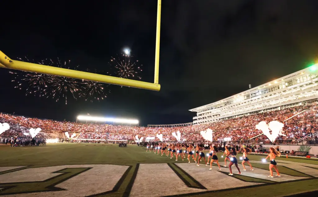 The stadium is pictured during the Georgia State at UCF...