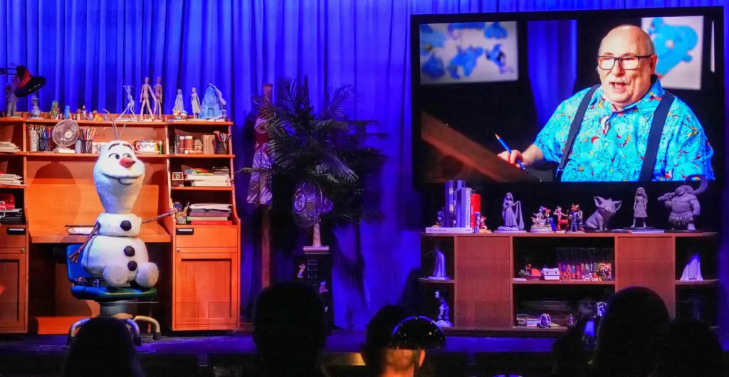 Legendary Disney animator Eric Goldberg and âFrozenâ character Olaf teach...