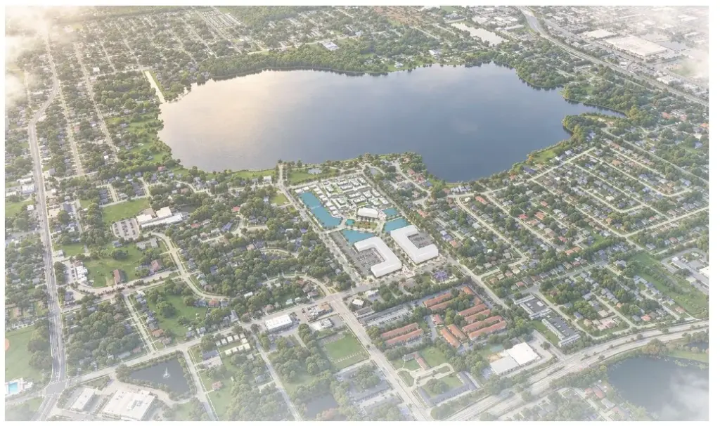 The Lake Mann Homes redevelopment would replace the 207-home housing...