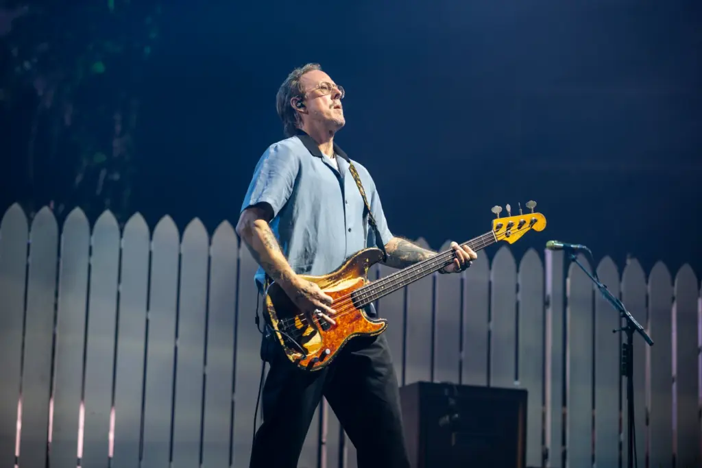 Weezer bassist Scott Shriner performs at Kia Center on âThe...
