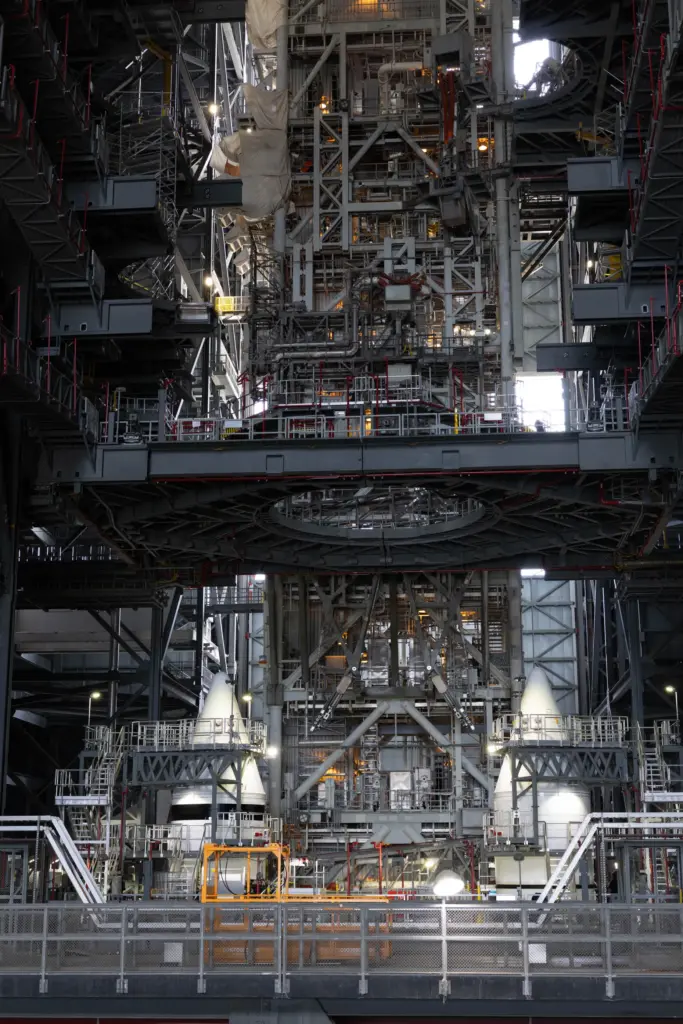 Engineers with NASA's Exploration Ground Systems completed integrating the aerodynamic...