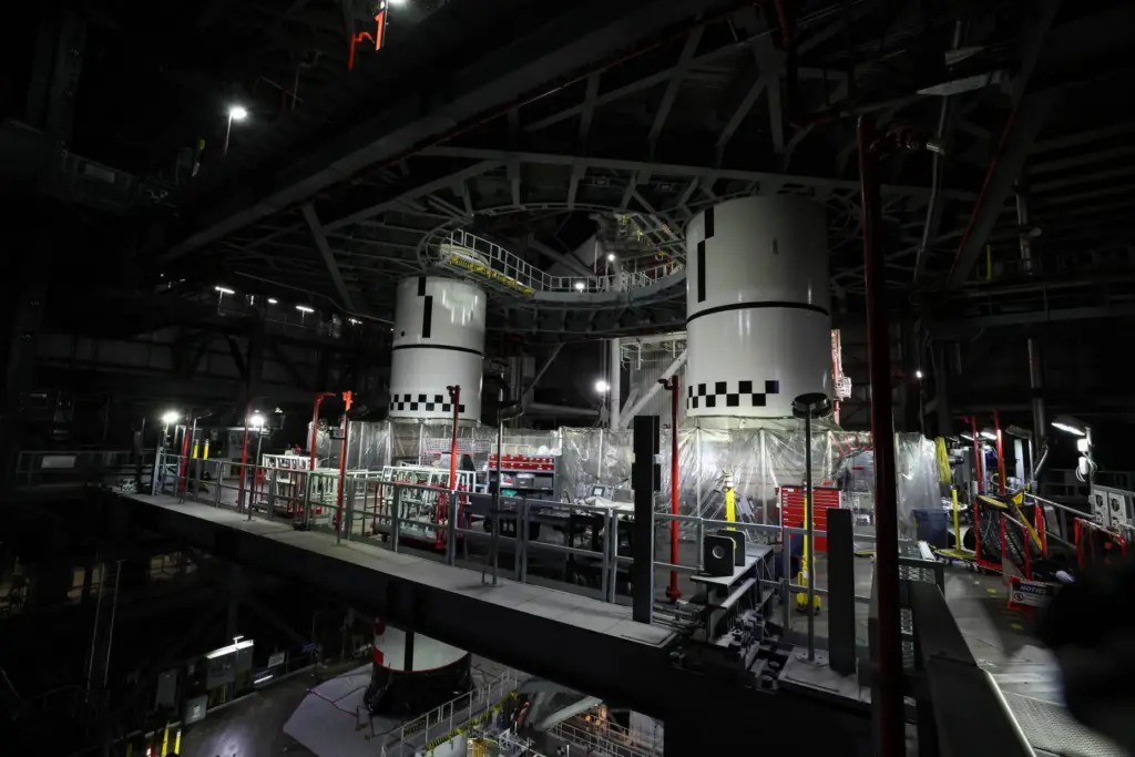 In High Bay 3 of the Vehicle Assembly Building at...