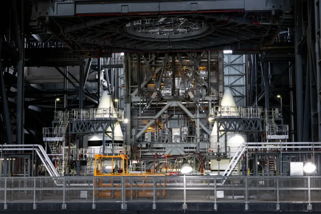 Engineers with NASA's Exploration Ground Systems completed integrating the aerodynamic...