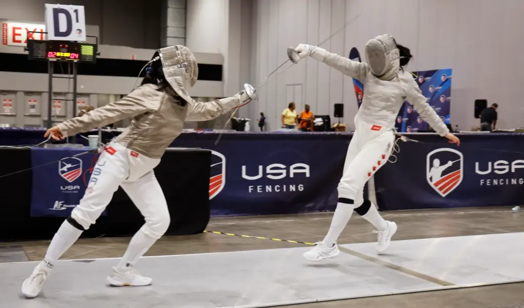 Left to Right, Charlotte Young (USA) and Julie Xiao (Canada)...