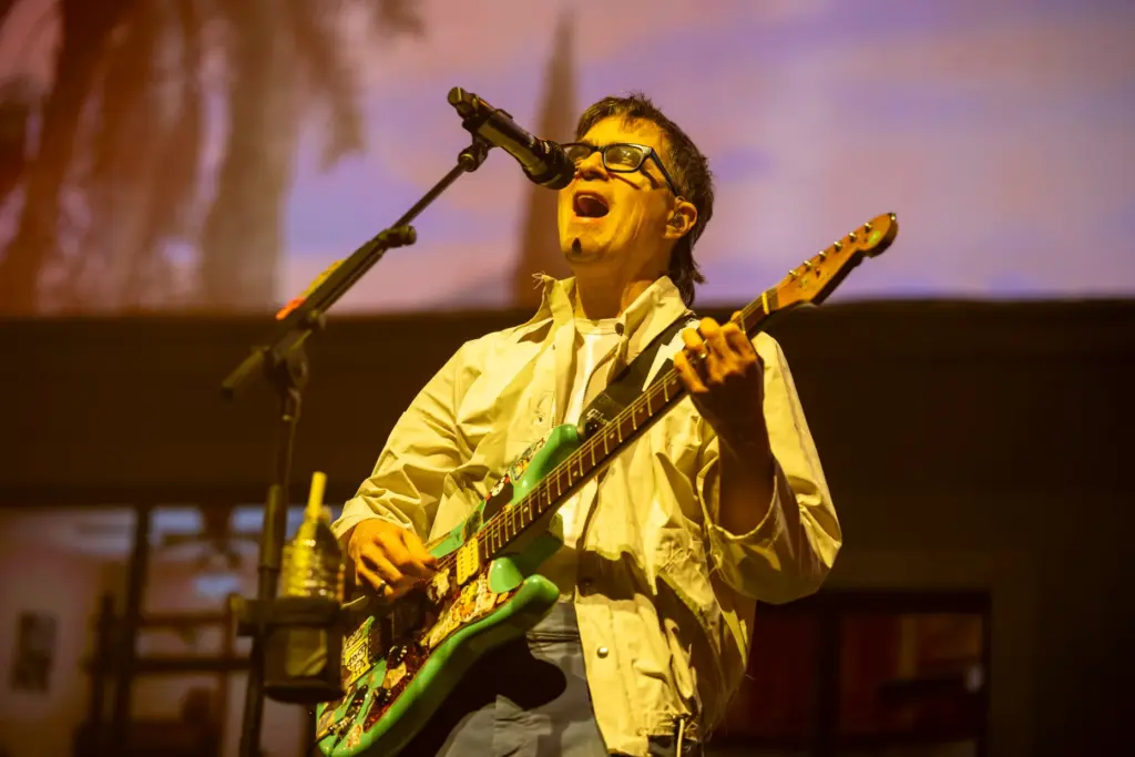 Rivers Cuomo of Weezer sings at Kia Center on âThe...