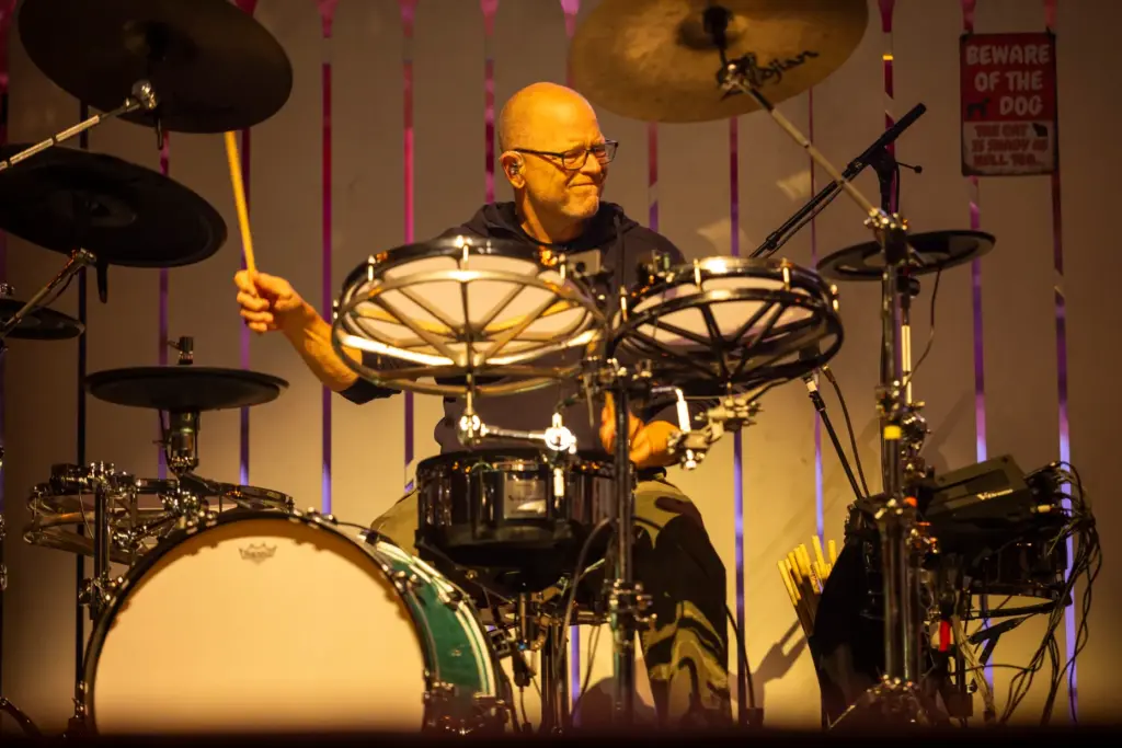 Weezer drummer Patrick Wilson performs at Kia Center on âThe...