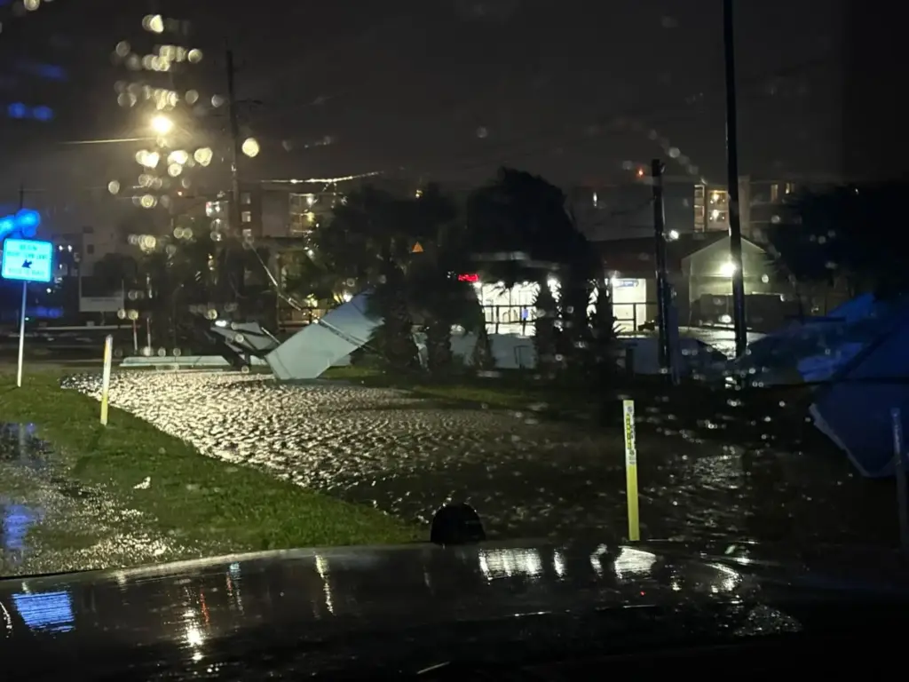 Okaloosa County suffered much of the damage from Hurricane Isaias...