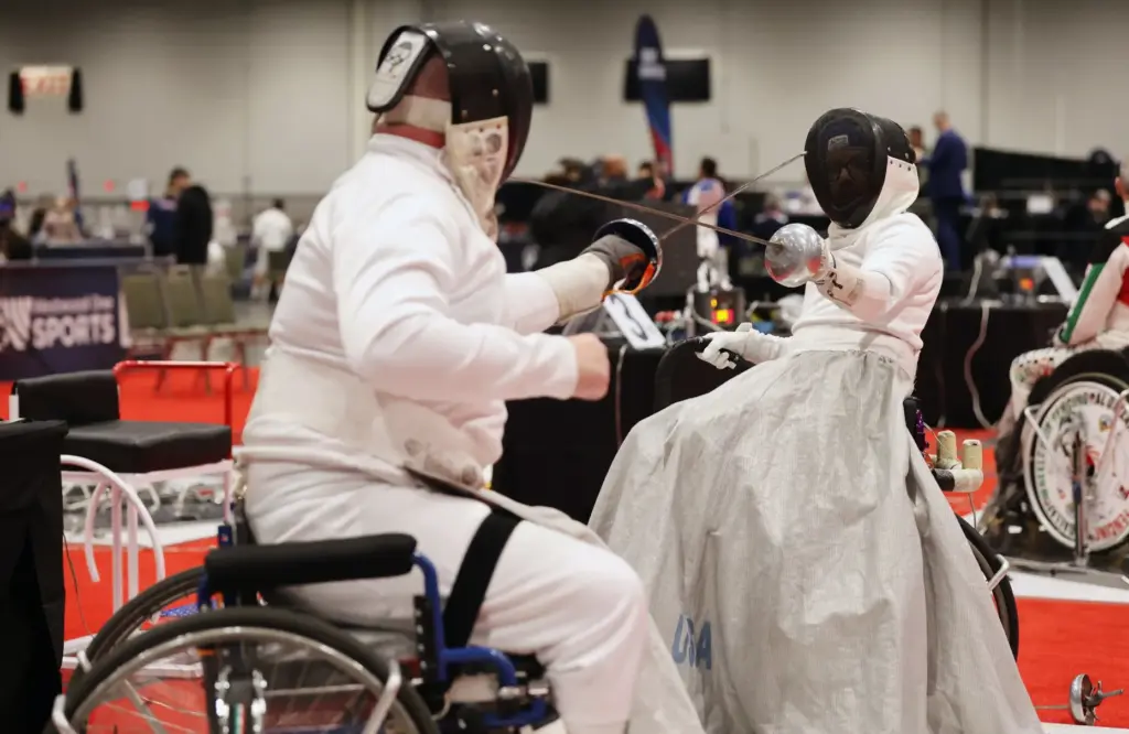 Left to Right, Stephen Burch, Jr. and Mikhel Hudrlik compete...