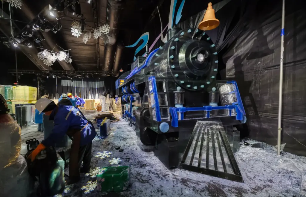 The life-sized locomotive from 